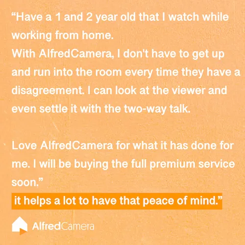 Parent review: watching a 1 and 2 year old while working from home and settling their disagreements with two-way talk