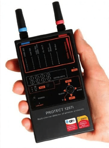 The Protect 1207i bugging detector