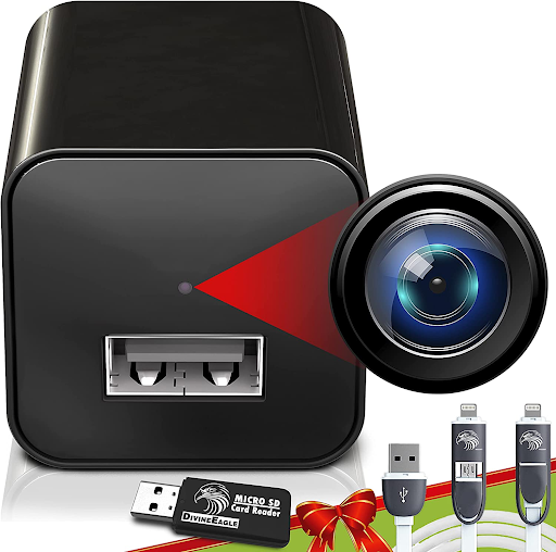 DIVINE EAGLE’s 1080p spy camera charger