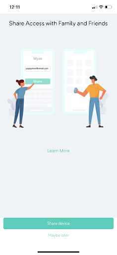 the sixth step of wyze v3 onboarding process (app screenshot)
