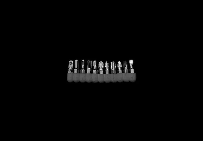 various screwdriver bits