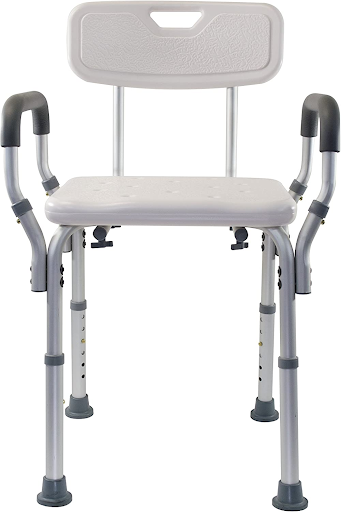 Essential Medical Supply Shower and Bath Bench with Arms and Backs
