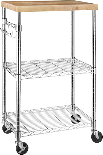 Amazon Basics 3-Tier Microwave Cart