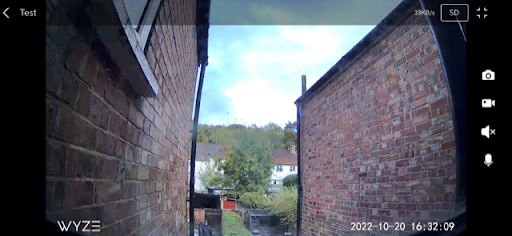 Wyze Cam Pan v2 livestream in 720p