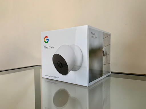 The Nest Cam (Battery) packaging