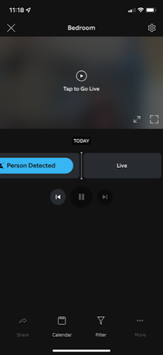 Ring app screenshot showing motion detection events-2.