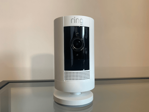 The front of the Ring Stick Up Cam (Battery)