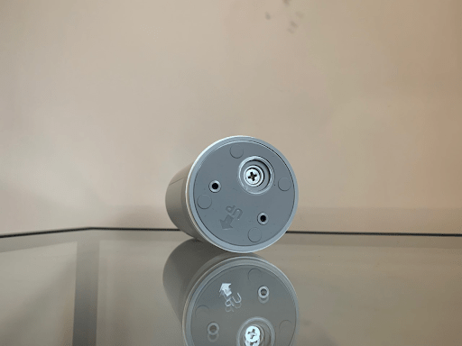 Underside of Ring Stick Up Cam (Battery)