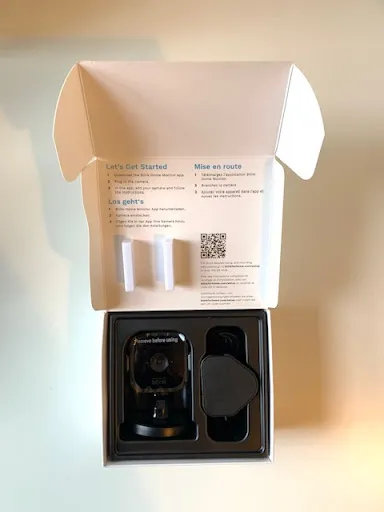 Blink Mini camera and plug in box