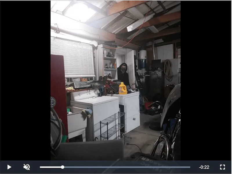 break-in footage captured by AlfredCamera