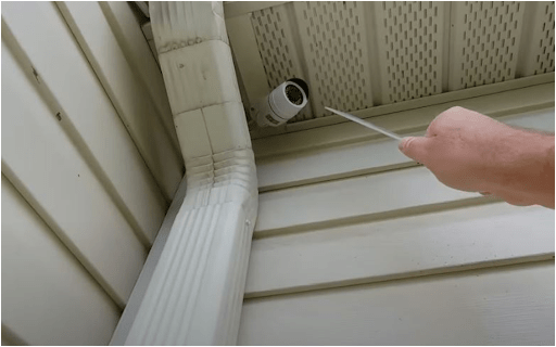 install outdoor camera - step 1