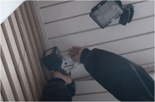 install outdoor camera - step 4