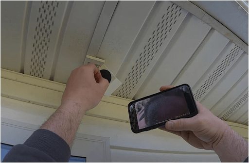 install outdoor camera - step 7