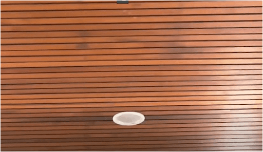 wooden ceiling
